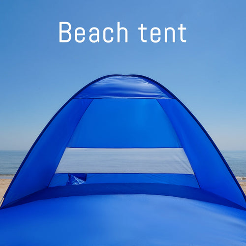 PAKICETUS Lightweight Pop Up Beach Tent with Carry Bag, Quick Setup Sun Shade Shelter Portable Outdoor Cabana Tent for Beach Vacation Outdoor Travel Lovers