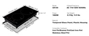 Load image into Gallery viewer, SucceBuy 2 Burners Electric Induction Cooktop Stove Hob Built-in Burner Cooker Sensor Touch Control Magnetic Cooker Hot Plate
