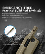 LETGOS Pocket Folding Knife, 22 in 1,Survival Gear EDC Rescue Tool with nylon sheath, Emergency, Camping, Hunting, Gift for dad