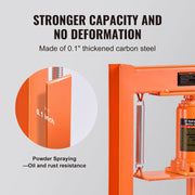 Load image into Gallery viewer, Amocart Hydraulic Shop Press 6T H-Frame Hydraulic Garage/Shop Floor Press Shop Press with Press Plates for Garage Shop Workshop
