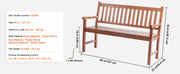 Charger l'image dans la visionneuse de galerie, SucceBuy Outdoor  Wooden Metal Garden for Outdoors 480 lbs Load Capacity Bench Outdoor Garden Park
