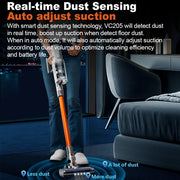 Load image into Gallery viewer, Cordless Handheld Vacuum Cleaner,27000PA,Touch Screen,Smart Dust Sensor,Auto Speed Control for Home Bed Carpet Clean
