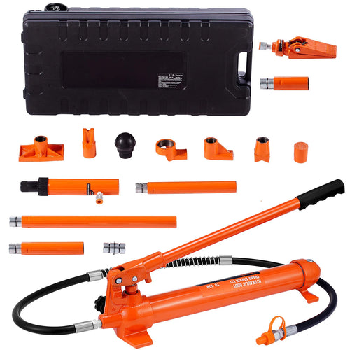 Amocart 10 Ton Hydraulic Jack Air Pump Lift Ram Body Frame Porta Power Repair Kits Multi-functional Auto Body Frame Repair Kits