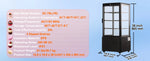 Amocart Refrigerated Display Case Countertop Pastry Display Case LED Lighting TURBO Cooling Frost Free Air Cooling