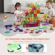 Load image into Gallery viewer, Amocart 180PCS Magnetic Building Blocks Construction Children Magnet Tiles Montessori Educational Toys for Kids Birthday Gifts
