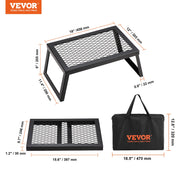 Bild in Galerie-Viewer laden, SucceBuy 18/24in Barbecue Charcoal Grill Outdoor Home Appliance for Outdoor Cooking Camping Picnics Beach
