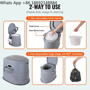 Bild in Galerie-Viewer laden, Amocart Portable Toilet for Camping Porta Potty with 1.3G Detachable Inner Bucket Travel Toilet for Outdoor Camping Travel
