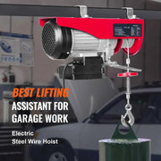 Load image into Gallery viewer, Amocart 1320-2200 lbs Wireless Electric Hoist with 40ft Single Cable Lifting Height Steel Wire Winch for Garage Warehouse
