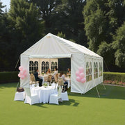 Load image into Gallery viewer, 10'x20' Heavy Duty Waterproof Anti-UV Carport Car Canopy Outdoor Gazebo With Removable Sidewalls Commercial Party Tent for Wedding BBQ Outdoor Events
