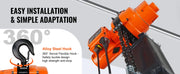 Charger l'image dans la visionneuse de galerie, Amocart 2200 lbs Electric Chain Hoist Single Phase Overhead Lifting Crane with Chain 10 ft  Wired Remote Control for Garage
