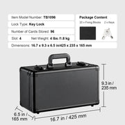Load image into Gallery viewer, SucceBuy Graded Card Storage Box 4 Slots or 5Slots with Key Lock or Coded Lock Foam Dividers for 96/108/120/162 PSA Graded Cards
