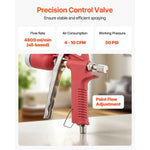 Amocart Air Texture Spray Gun 1.45 Gallon Air Hopper Spray Gun Professional Drywall Texture Painting Sprayer with 3 Nozzles