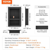 Charger l'image dans la visionneuse de galerie, SucceBuy Shower Niche Ready for Tile Shelf Organizer  Corners Niche Recessed Sealed Protection  Soap Storage for Shower Bathroom
