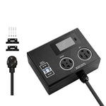 Amocart Smart Power Distribution for Dryer and EV, 3-Color LED Indicator, With NEMA 14-30 Plug, NEMA 14-30 & NEMA 14-50 Outlets
