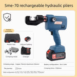Portable Electric Hydraulic Crimping Plier SME-70 4-70mm² Lithium Battery Copper Aluminum Terminal Charging for Electrician