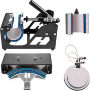 Load image into Gallery viewer, Amocart Combo Heat Press Machine 5/6/8 in 1 30*38CM 38*38CM Muntifunctional Sublimation Printer Transfer for Mug Hat Plate
