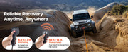 Bild in Galerie-Viewer laden, Amocart 10000/12000/13500 lbs Electric Winch 12V DC Truck Car Winch with 90 ft Synthetic Rope for Towing Off-Road SUV Jeep
