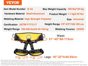 Bild in Galerie-Viewer laden, Amocart Half Body Safety Harness Tree Climbing Harness Half Protection Harness 340 lbs for Fire Rescuing Caving Rock Climbing
