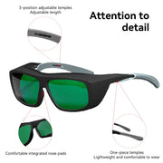 Load image into Gallery viewer, Laser Safety Glasses 190-2000nm 10600nm OD6 CO2 Laser Protection goggles 1064 532 200-2000nm IPL laser glasses Laser protection
