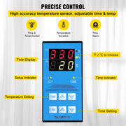Load image into Gallery viewer, Amocart Hat Cap Heat Press 5.5 x 3.5 inch Heat Transfer Stamping Sublimation Machine Digital Display Clamshell DIY Advertising
