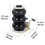 SucceBuy Triple Bag Air Jack 3 Ton/6600 lbs Capacity Portable Pneumatic Car Jacks Heavy Duty&Quick Lifting for Garage Car Repair