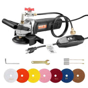 Bild in Galerie-Viewer laden, SucceBuy Wet Polisher 800W 4inch Concrete Grinder Wet Grinder Machine for Marble Granite Stone Rock Tile Equipped W/ GFCI Switch
