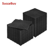 Load image into Gallery viewer, SucceBuy Interlocking Drainage Mat 12inx12in 12/24/40/50/55 Pcs Splicing Mats Non-Slip PP Drainage Floor Tile &amp; Shower Mat
