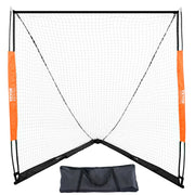 Load image into Gallery viewer, SucceBuy 6' x 6' Lacrosse Goal Lacrosse Net Lacrosse Goal with Carry Bag Fiberglass Rod Backyard Lacrosse Training Equipment - AMOCART
