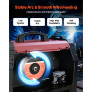 Load image into Gallery viewer, SucceBuy Flux Core MIG Welding Wire E308LFC-O 0.03in with Low Spatter for All Position Arc Welding Self-Shielded for Outdoor Use - AMOCART
