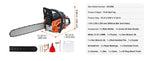 Amocart Gas Chainsaw Gasoline Powered Chain Saw Handheld Cordless Petrol Chainsaws for Tree Wood Branch Cutting Tree Trimming