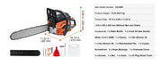 Load image into Gallery viewer, Amocart Gas Chainsaw Gasoline Powered Chain Saw Handheld Cordless Petrol Chainsaws for Tree Wood Branch Cutting Tree Trimming
