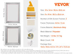 Amocart Screen Printing Kit 2/3 Pieces Aluminum Silk Screen Printing Frames 110 Count Mesh 5 Glitters and Screen Printing