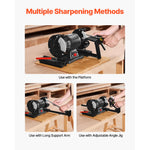 SucceBuy Multi-Grind Sharpening System Vari-Grind Pro Sharpening Jig Kit–with Platform Long Support Arm for Chisels Woodturning
