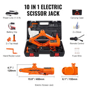 Load image into Gallery viewer, Amocart Electric Car Jack, 3/5 Ton Scissor/Hydraulic Jack, 12V Electric Automatic Jack Portable Car Jack for Truck Tire Change
