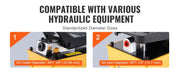 Load image into Gallery viewer, Amocart 10000PSI Air Hydraulic Pump 0.42 Gal Reservoir Treadle Foot Pump Automobile Repair Frame Machine &amp; Hydraulic Press
