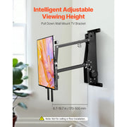 Charger l'image dans la visionneuse de galerie, SucceBuy Motorized TV Wall Mount for 32 to 55/65/70 Inch Adjustable TV Mount Bracket w/ Max VESA 24 x 16/24 in Up to 88-132 lbs
