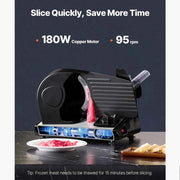 Load image into Gallery viewer, Amocart Meat Slicer Electric Deli Food Slicer Meat Cutter with two Premium SUS420 Blades for Meat Cheese Home Use
