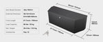 Amocart Trailer Tongue Box Aluminum Alloy Tongue Box Tool Chest Heavy Duty Trailer Box Utility Trailer Tongue Box for Pickup