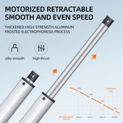 Load image into Gallery viewer, Mini telescopic linear actuator small micro 6V/12V/24VDC electric reciprocating lifting linear actuator stroke range 10-200mm
