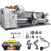 Charger l'image dans la visionneuse de galerie, SucceBuy 750W Metal Lathe Machine Brushless 8.3"x29.5" / 210mm*736mm 50-2500RPM Continuously Variable, DIY Metal Working Turning
