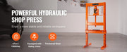 Load image into Gallery viewer, Amocart Hydraulic Shop Press 6T H-Frame Hydraulic Garage/Shop Floor Press Shop Press with Press Plates for Garage Shop Workshop

