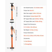 Load image into Gallery viewer, Amocart 2-Pack Cabinet Jack Support Pole Steel Telescopic Quick Support Rod Adjustable 3rd Hand System for Lifting Cargo Bars
