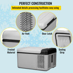 Amocart 9L 15L Car Refrigerator Portable Compressor Fridge Freezer Cooler DC 110-240V AC for RV Travelling Camping Fishing