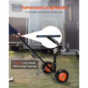 Load image into Gallery viewer, Amocart 600lbs Tongue Trailer Dolly with 16.5-22in Adjustable Height &amp; 1-7/8 in Hitch Ball Steel Boat Mover for Moving Car Rvs

