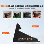 Amocart Ladder Levler  380lbs Load PP Ladder Leveling Tool Pitch Hopper Stair Ladder Stabilizer with Storage Easy to Use Stable