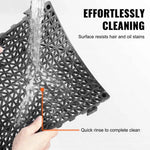 Amocart Interlocking Tile 12/50/55PCS 12"x12" Splicing Soft PVC Drainage Floor Tiles Non-Slip Drainage Holes for Bathroom Pool