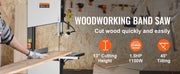 Load image into Gallery viewer, Amocart 10/14Inch Band Saw 2-Speed Continuously Viable Benchtop Bandsaw &amp; Optimized Work Light for Woodworking Aluminum Plastic
