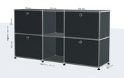 Charger l'image dans la visionneuse de galerie, Meuble TV Meubles de Rangement Meuble d'Angle Meuble de Rangement en Métal Vitrine Meubles de Salon
