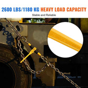 Load image into Gallery viewer, Amocart 2/4pcs Ratchet Chain Binders 1/4"-5/16" Load Binder with 2 Hooks Tie Downs Tow Chain for Flatbed Trailer Transport

