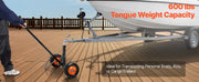 Load image into Gallery viewer, Amocart 600lbs Tongue Trailer Dolly with 16.5in-22in Adjustable Height &amp; 1-7/8 in Hitch Ball Steel Boat Mover Moving Car Rvs
